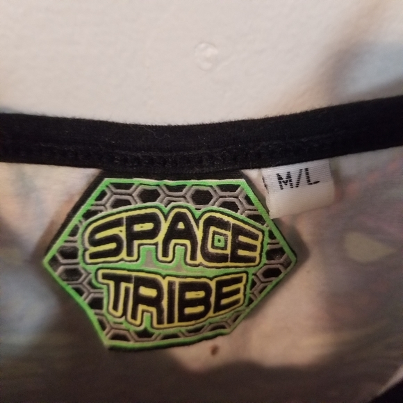 UV Reactive Space Tribe Sublime Strap Dress - Alpha Centauri - Picture 7 of 9